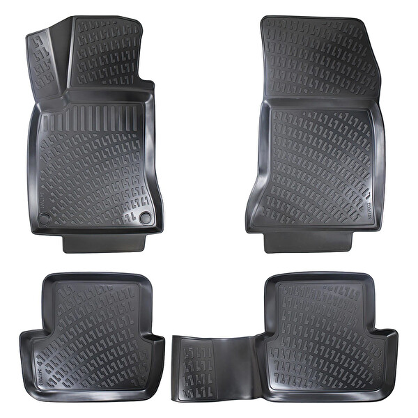Rizline 3D Oto Paspas Siyah Renk Mercedes GLA 2014 - 2020 İle Uyumlu