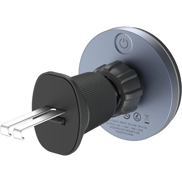 Momax Q.Mag Mount 5 15W Magnetic Wireless Şarjlı Araç İçi Telefon Tutucu