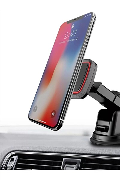 Concord CH110 Mıknatıslı Oynar Başlıklı Vantuzlu Araç Tutucu