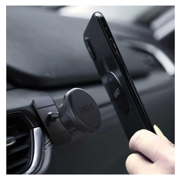Aukey HD-C13 360 Derece Yapışkan ve Mıknatıslı Taşınabilir Araç İçi Telefon Tutucu