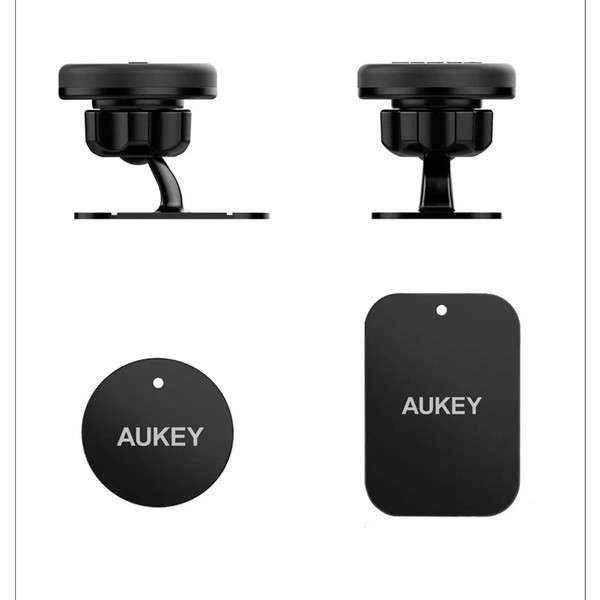 Aukey HD-C13 360 Derece Yapışkan ve Mıknatıslı Taşınabilir Araç İçi Telefon Tutucu