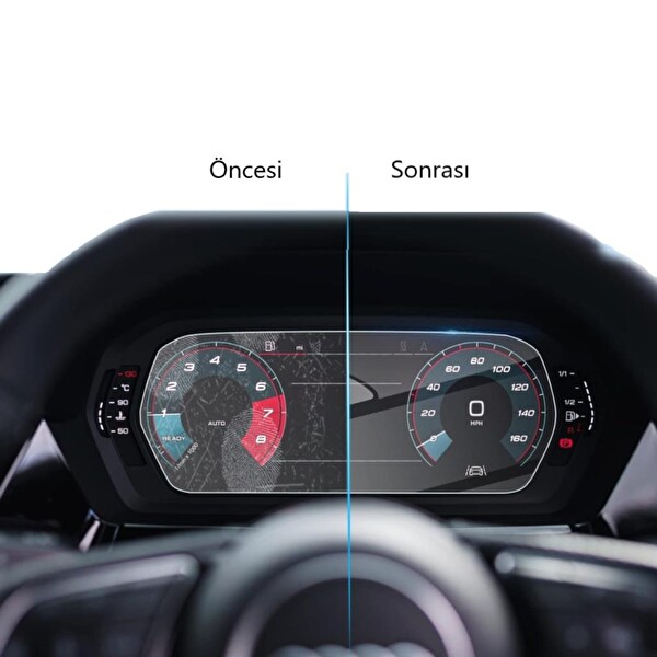 Engo Audi Q4 e-tron Mat Ekran Koruyucu 12.3