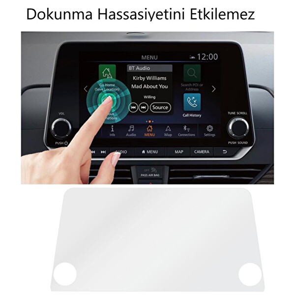 Engo Nissan Juke Mat Ekran Koruyucu 8