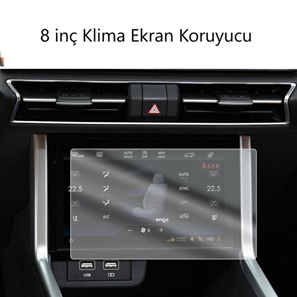 Engo SsangYong Torres Mat Ekran Koruyucu Multimedya ve Gösterge