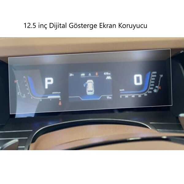 Engo SsangYong Torres Mat Ekran Koruyucu Multimedya ve Gösterge