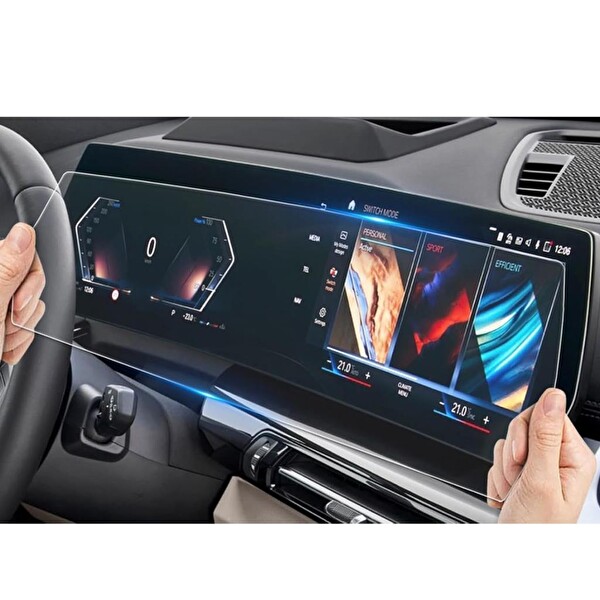 Engo BMW X2 Ekran Koruyucu Kavisli Ekran İle Uyumlu Tek Parça