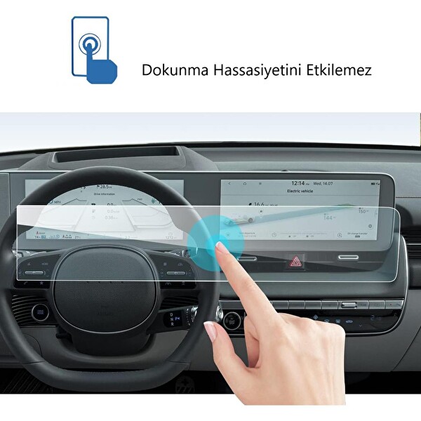 Engo Hyundai Ioniq 5 Ekran Koruyucu Multimedya Dijital Gösterge