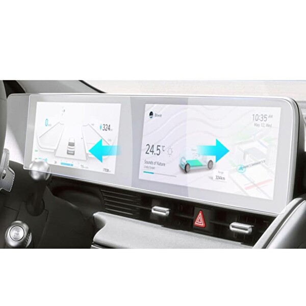 Engo Hyundai Ioniq 5 Ekran Koruyucu Multimedya Dijital Gösterge