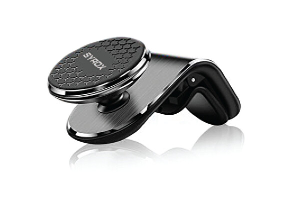 Syrox PH38 Açı Ayarlı Mıknatıslı Araç İçi Telefon Tutucu - Siyah