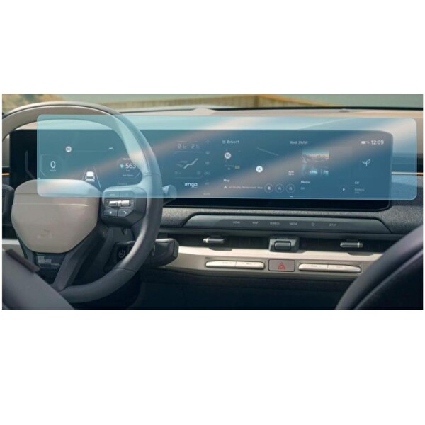 Engo Kia Ev6 Ekran Koruyucu Multimedya ve Gösterge 2024-2025