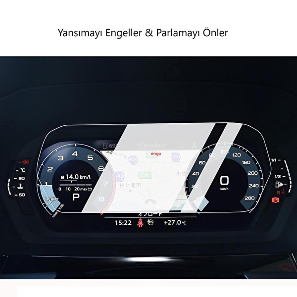 Engo Audi A3 Mat Ekran Koruyucu 10.1
