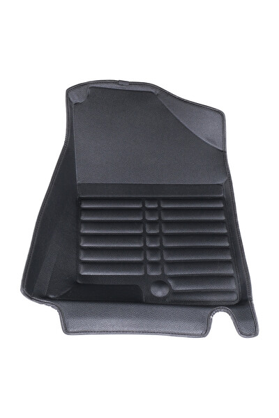 Mega Oto Market Hyundai Tucson 2021-2024 İle Uyumlu Dikişsiz (press) Siyah 5D Deri Havuzlu Paspas