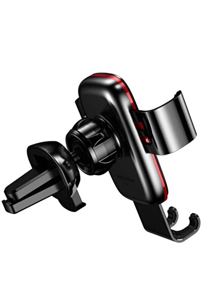 Baseus Metal Age Klima Havalandırma Bölmesi Araç İçi Telefon Tutucu-Siyah