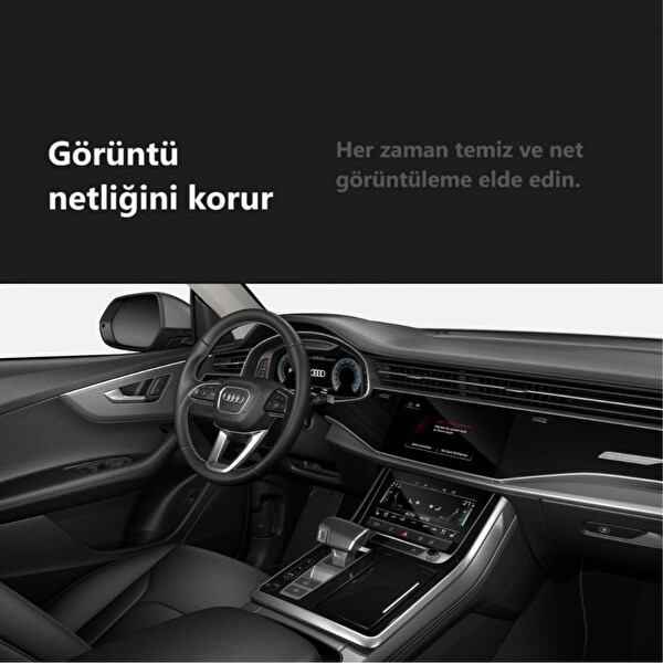 Engo Audi A7 Ekran Koruyucu Set Multimedya Kumanda Gösterge Klima