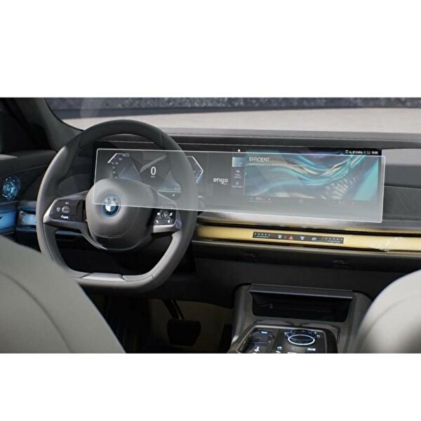 Engo BMW iX Mat Ekran Koruyucu Şeffaf Tam Kaplama Tek Parça