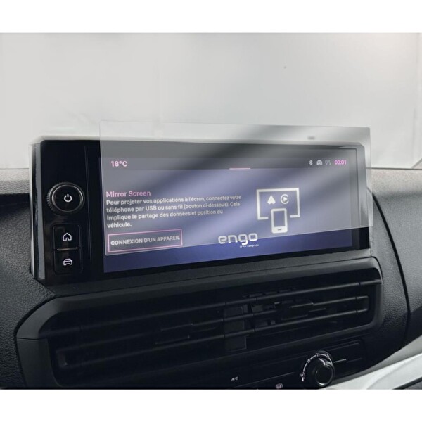 Engo Fiat Scudo 10 inç Mat Ekran Koruyucu Multimedya Şeffaf