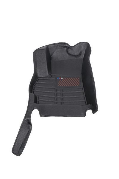 Mega Oto Market 5D Dikişsiz (Press) Deri Chery Omoda 2022-2025 ile Uyumlu Havuzlu Paspas Siyah