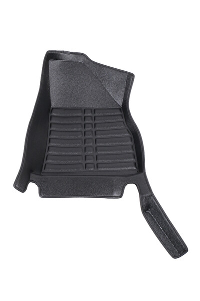 Mega Oto Market 5D Dikişsiz (Press) Deri Chery Omoda 2022-2025 ile Uyumlu Havuzlu Paspas Siyah