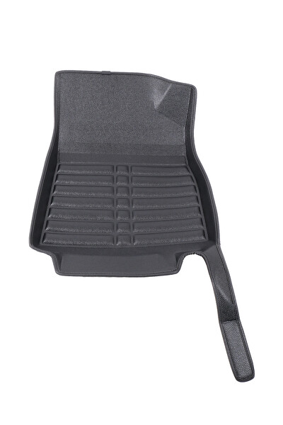 Mega Oto Market 5D Dikişsiz (Press) Deri Siyah BYD Seal U DM-i 2023-2025 ile Uyumlu Havuzlu Paspas