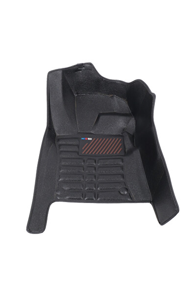 Mega Oto Market 5D Dikişsiz Press Deri Jaguar XE 2015-2024 Uyumlu Havuzlu Paspas Siyah