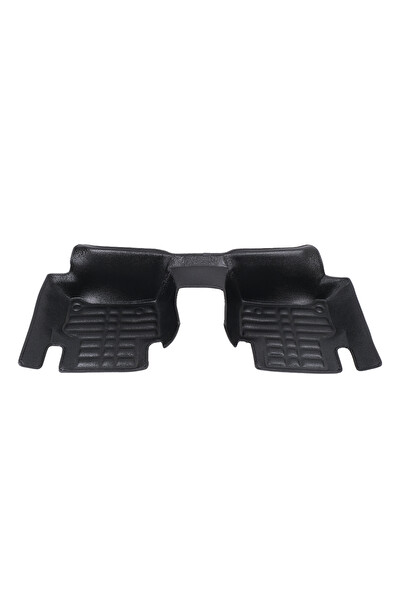 Mega Oto Market 5D Dikişsiz Press Deri Jaguar XE 2015-2024 Uyumlu Havuzlu Paspas Siyah