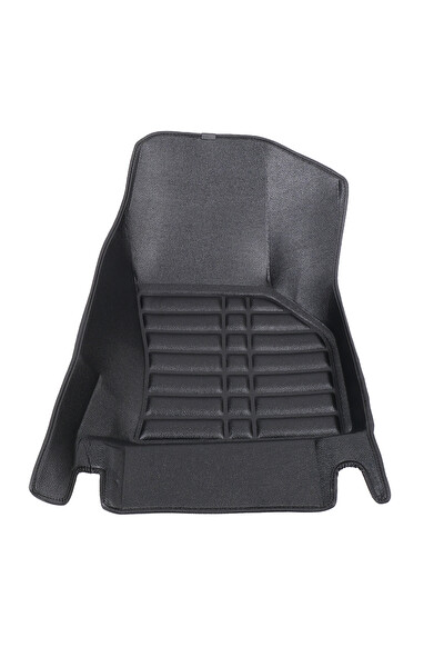 Mega Oto Market 5D Dikişsiz Press Deri Citroen C4X 2022-2025 Uyumlu Havuzlu Paspas Siyah