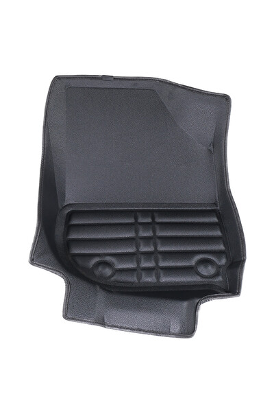 Mega Oto Market 5D Dikişsiz Press Deri Honda City 2021-2025 Uyumlu Havuzlu Paspas Siyah