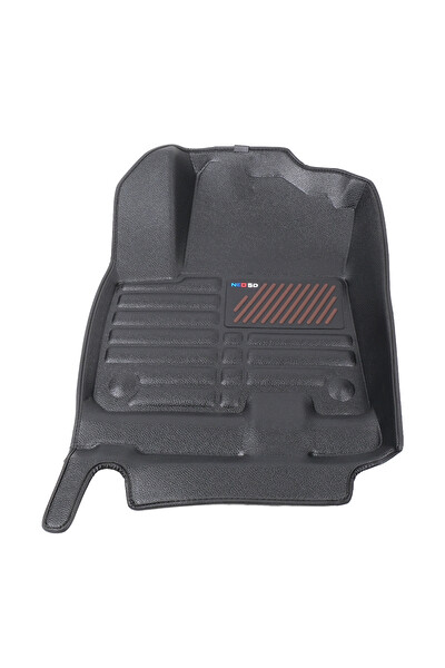 Mega Oto Market 5D Dikişsiz Press Deri Kia Niro EV Elektrikli 2019-2025 Uyumlu Havuzlu Paspas Siyah