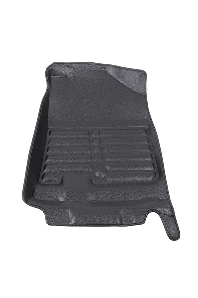 Mega Oto Market 5D Dikişsiz Press Deri Kia Niro EV Elektrikli 2019-2025 Uyumlu Havuzlu Paspas Siyah