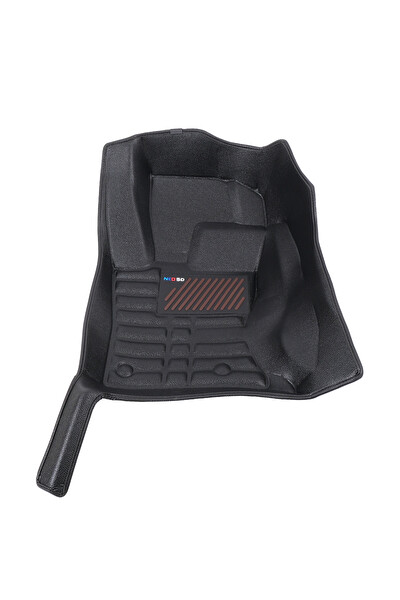 Mega Oto Market 5D Dikişsiz Press Deri Jaguar F-Pace 2016-2025 Uyumlu Havuzlu Paspas Siyah