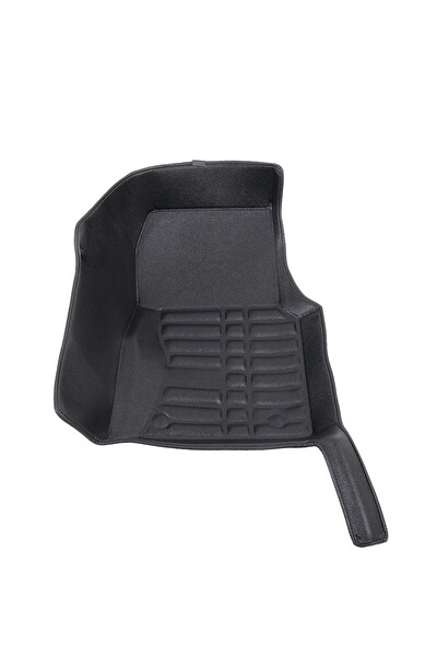 Mega Oto Market 5D Dikişsiz Press Deri Jaguar F-Pace 2016-2025 Uyumlu Havuzlu Paspas Siyah