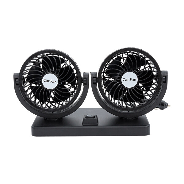 Mega Oto Market Araç İçi Torpido Üstü 2'li Vantilatör Oto Pervane 5