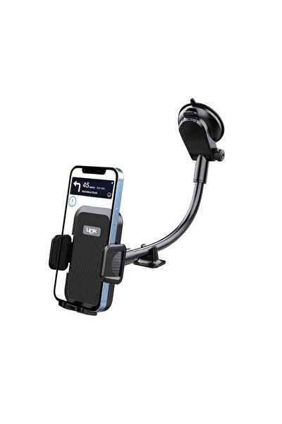 Linktech H711 Vantuzlu Uzun Kol Araç İçi Telefon Tutucu