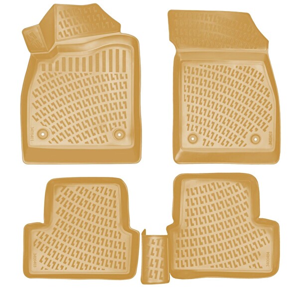 Rizline Opel Astra J 2009 Sonrası İle Uyumlu 3D Havuzlu Paspas - Bej