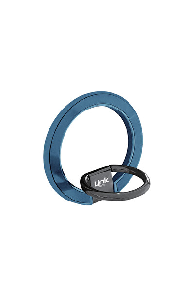Linktech H701 Magsafe Uyumlu Mıknatıslı Telefon Tutucu Halka Mavi