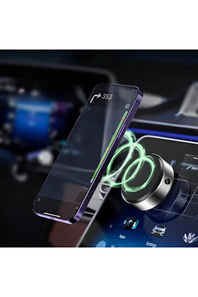 Linktech H875 Car Play Uyumlu Elektronik Vakum Tabanlı Manyetik Telefon Tutacağı