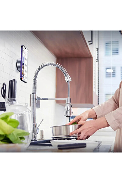 Linktech H875 Car Play Uyumlu Elektronik Vakum Tabanlı Manyetik Telefon Tutacağı