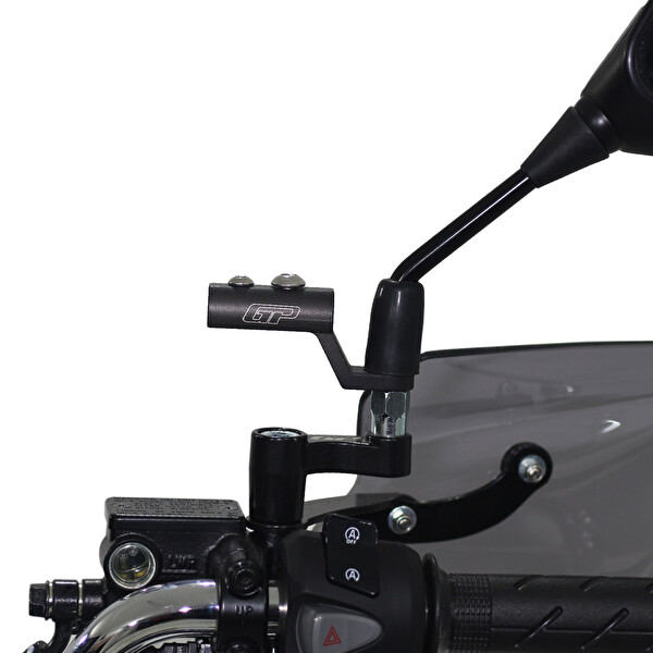 GP Kompozit Universal Navigasyon Motosiklet Telefon Tutucu - Siyah