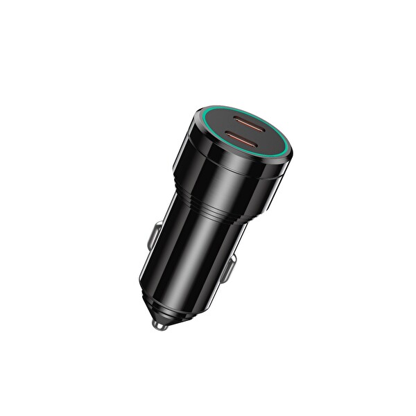 Pell PL-C19 2 USB Type-C Araç İçi Şarj Cihazı