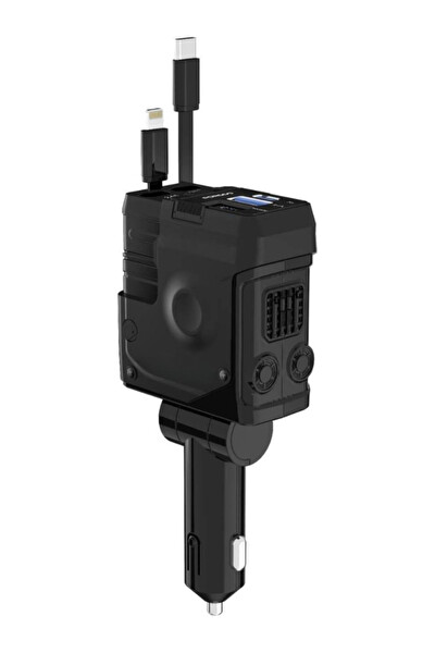 Zuidid 66 W 4 in 1 Led Göstergeli Type C - Lightning Kablolu Araç Hızlı Şarj Cihazı