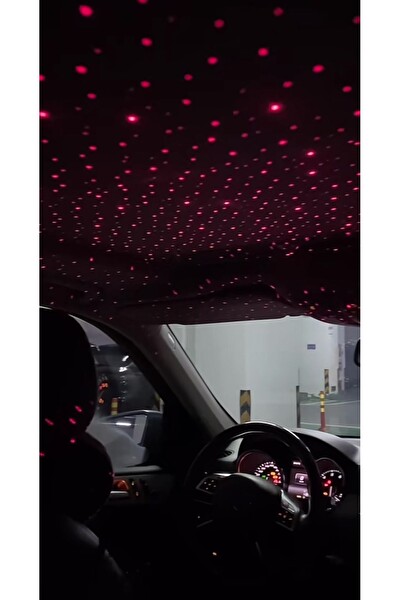 Zuidid ACC01 - 66 W 4 in 1 RGB Işıklı Tavan Aydınlatmalı Type-C Lightning Kablolu Araç İçi Hızlı Şarj