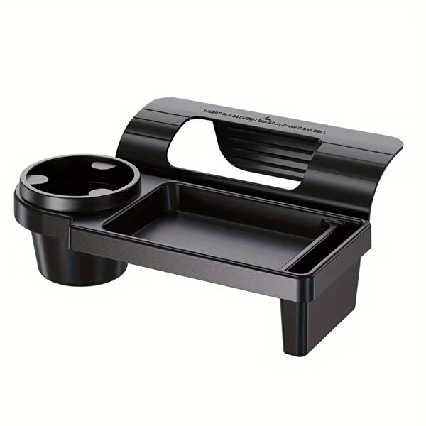 ScHitec Cup Holder Oto Araç İçi Bardaklık Çok Amaçlı Organizer Telefon Tutucu Saklama Kutusu Siyah