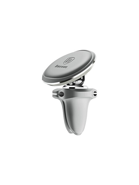 Baseus Air Vent Magnetic Araç İçi Telefon Tutucu - Gümüş