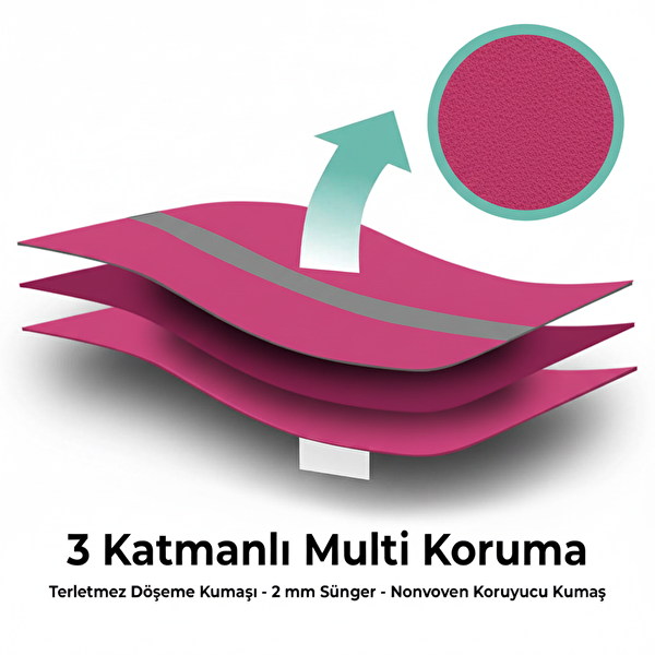 Mega Oto Market Yumuşak Emniyet Kemer Kılıfı Çift Takım Pembe