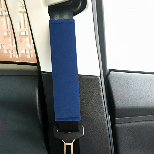 Mega Oto Market Yumuşak Emniyet Kemer Kılıfı Çift Takım Mavi