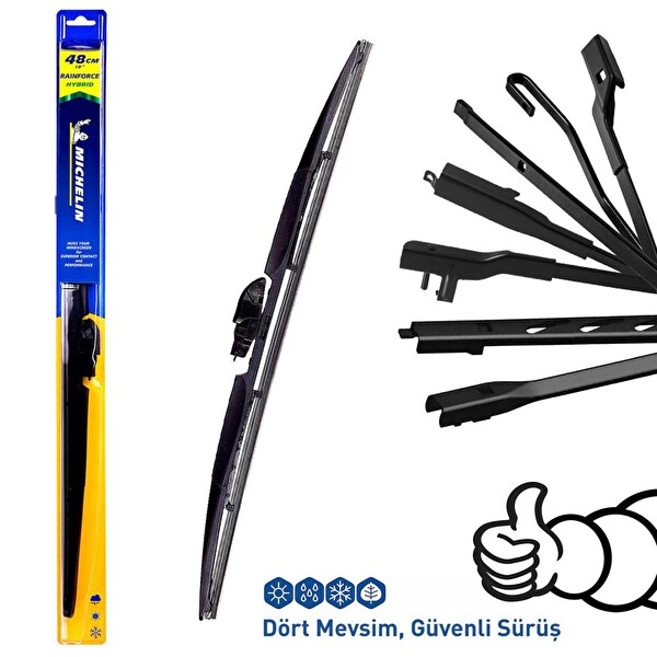 Michelin Rainforce MC19819 48CM 1 Adet Universal Hibrit Silecek