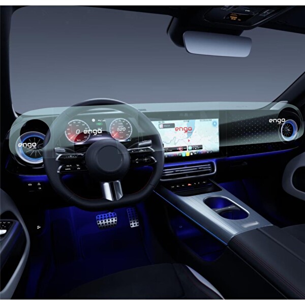 Engo Mercedes CLA Ekran Koruyucu - CLA 220 CLA 350 - 4 Parça Set