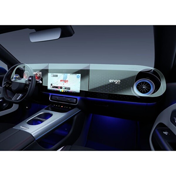 Engo Mercedes CLA Ekran Koruyucu - CLA 220 CLA 350 - 4 Parça Set