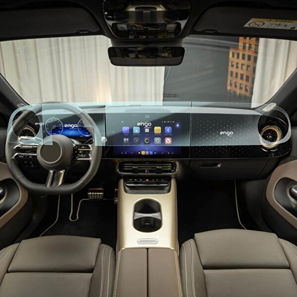 Engo Mercedes CLA Ekran Koruyucu - CLA 220 CLA 350 - 4 Parça Set