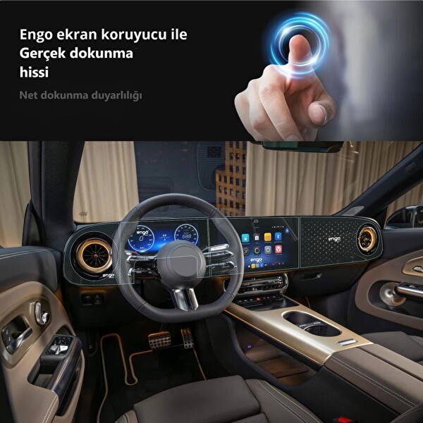 Engo Mercedes CLA Ekran Koruyucu - CLA 220 CLA 350 - 4 Parça Set